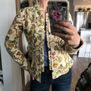 Floral vintage blazer